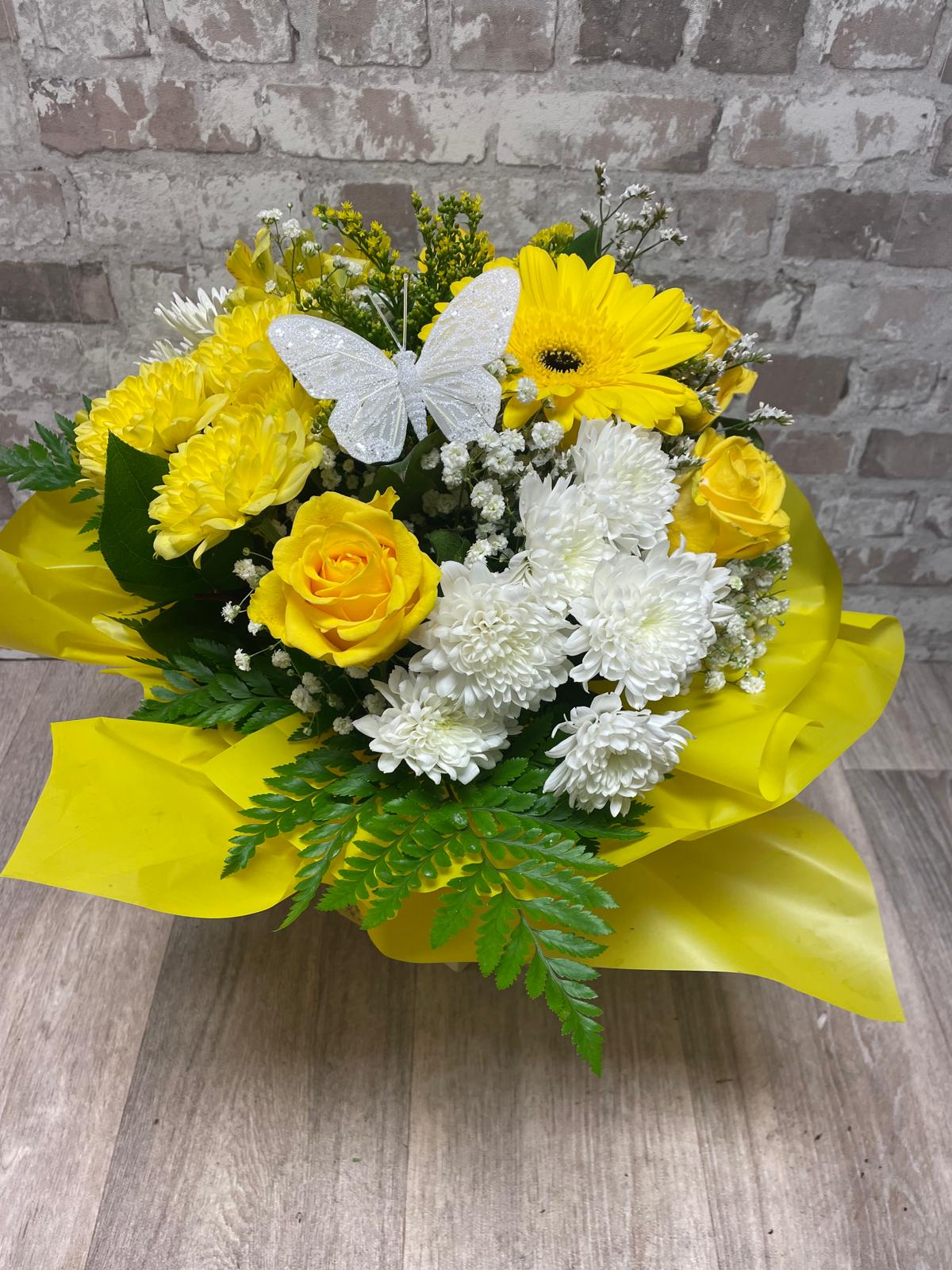 Hand-Tied "Golden Joy" Bouquet