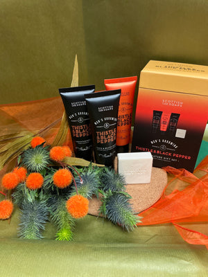 SCOTTISH FINE SOAPS- THISTLE AND BLACK PEPPER GIFT SET