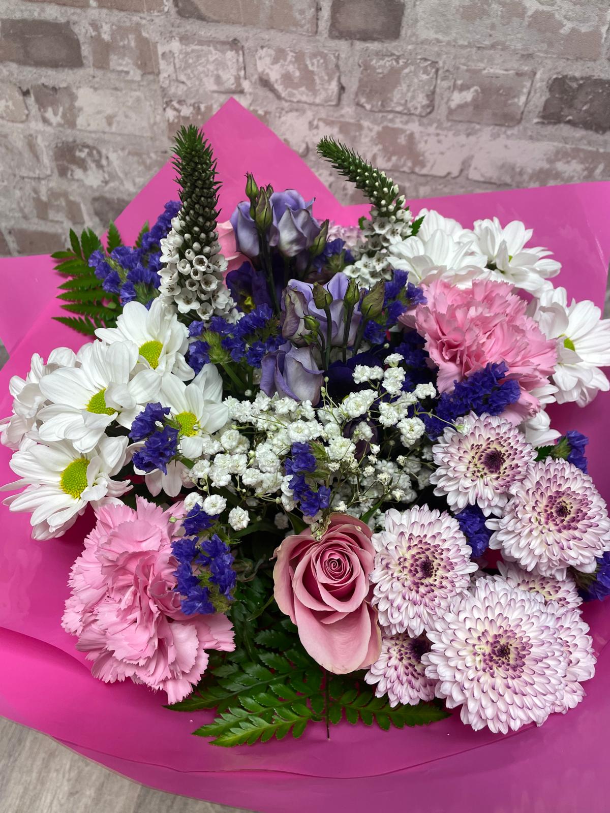 Hand-Tied " Blush Bloom" Bouquet
