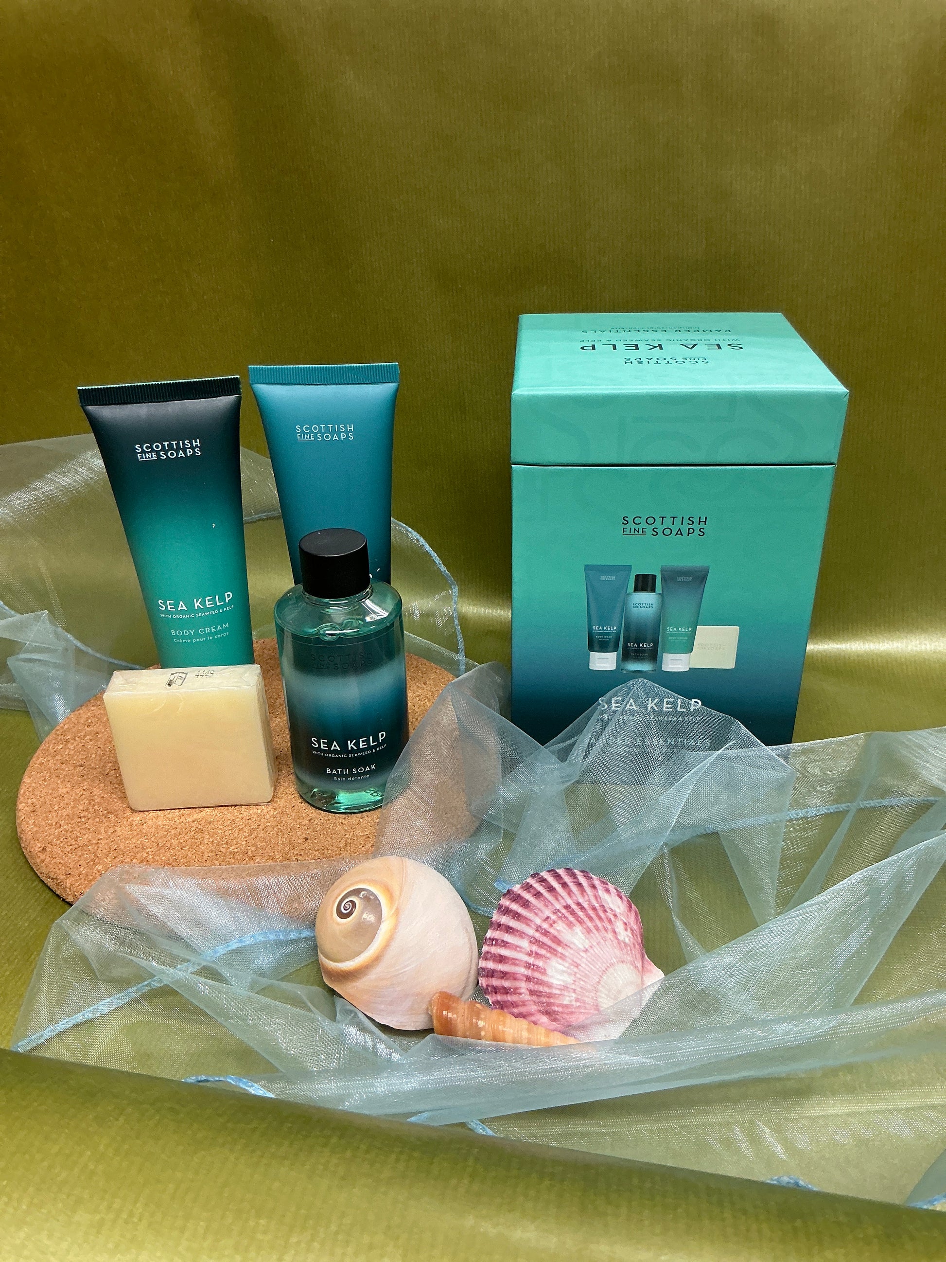 SCOTTISH FINE SOAP- Men’s travel set. SEA KELP
