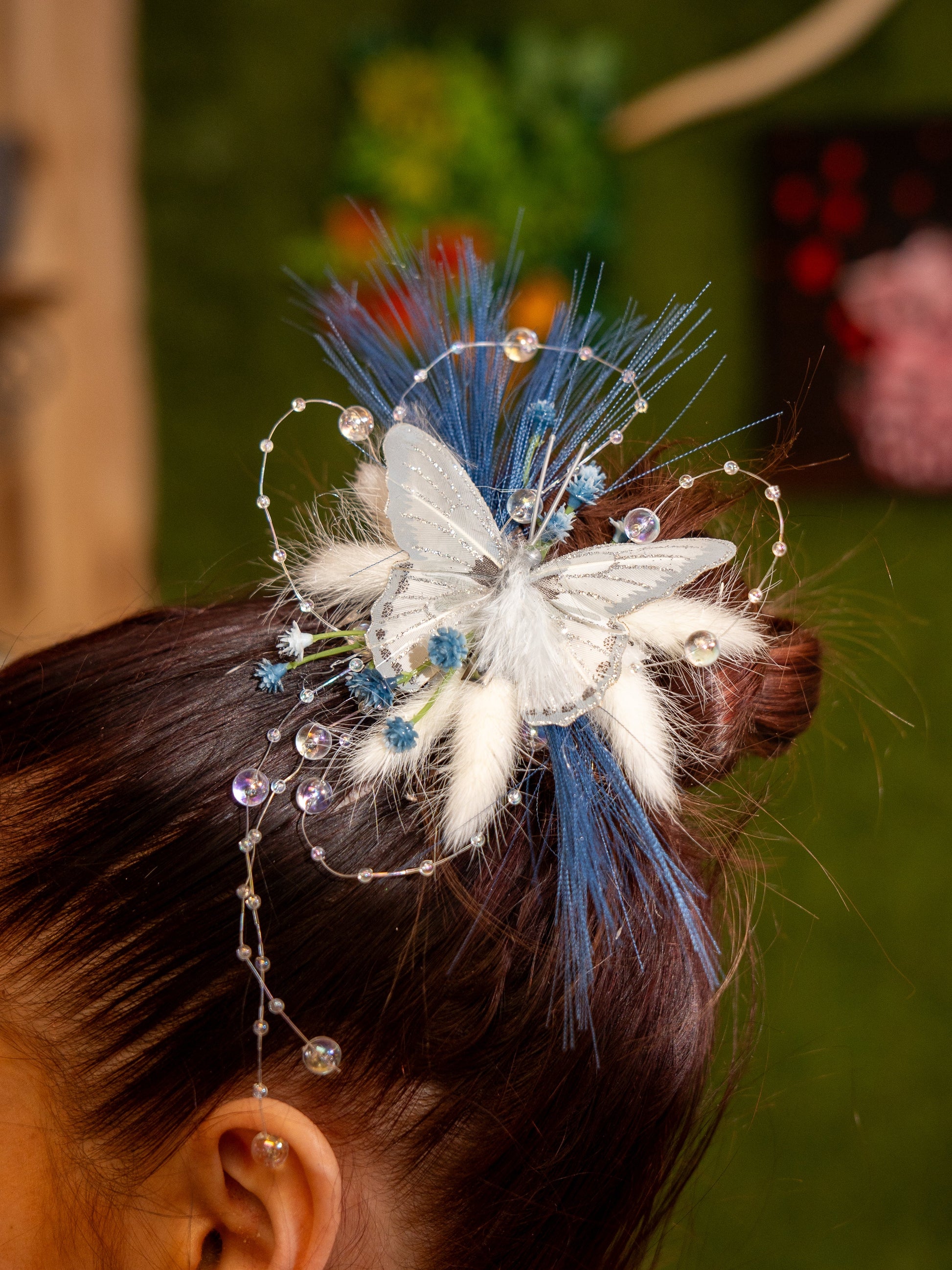 Silk Flower Hair Clip