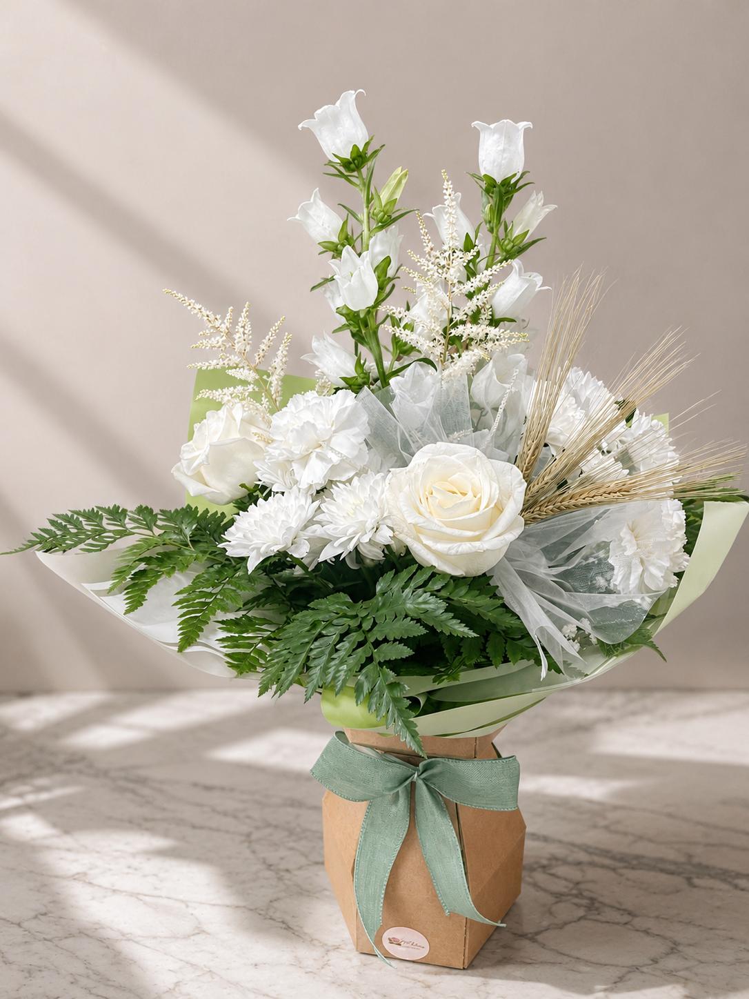 Timeless White Elegance Bouquet