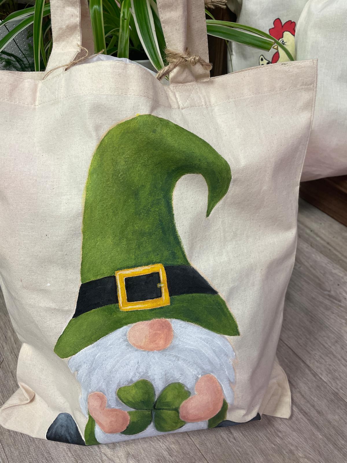 HAND PAINTED GONK TOT BAG