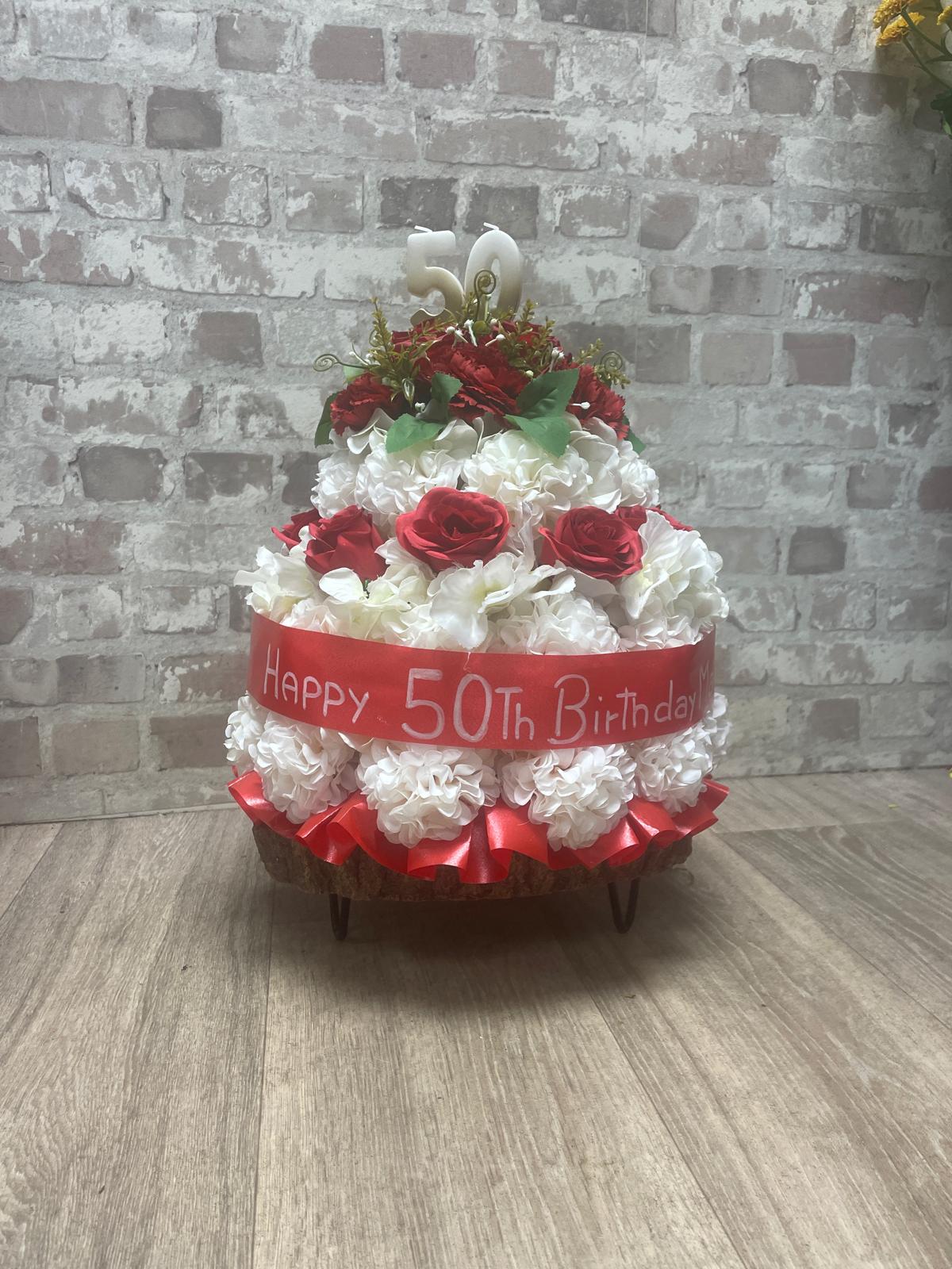 Forever  Floral Cake