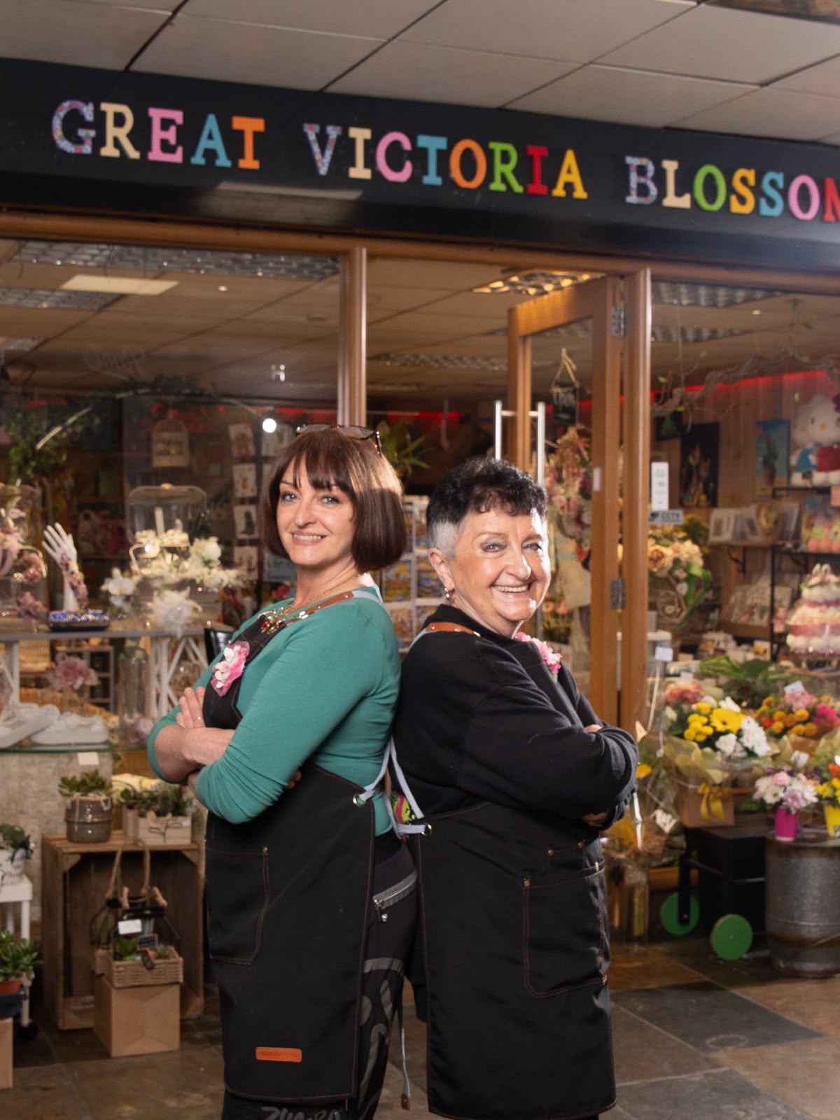 Annabella and Loiri at Great Victoria Blossoms