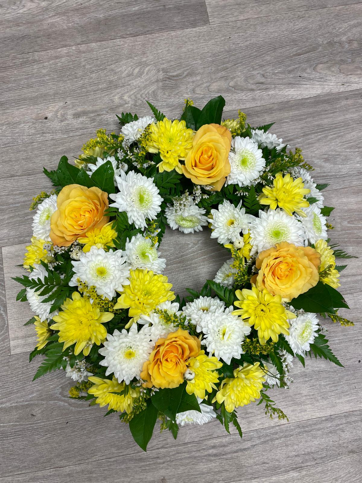 Wreath, Honouring Loved Ones detail at Great Victoria Blossoms
