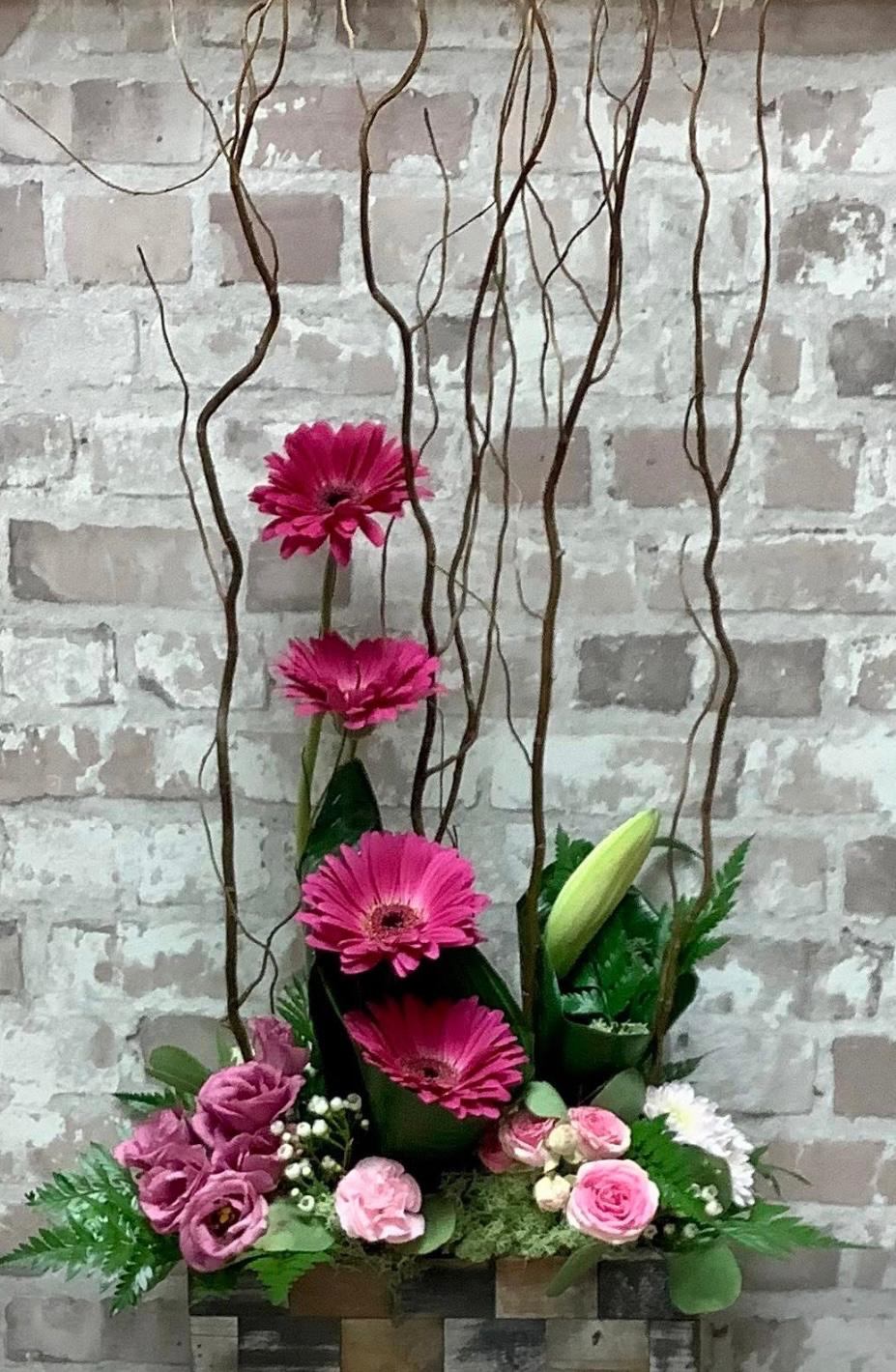 Handcrafted floral arrangement