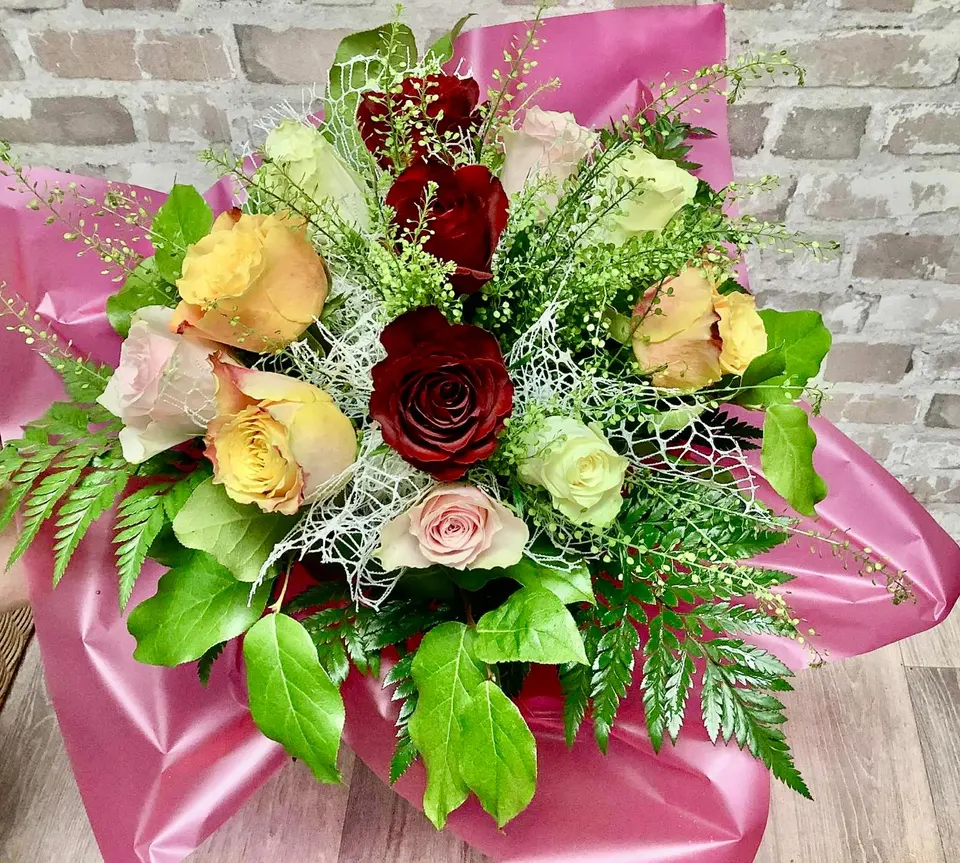 Colourful same-day bouquet